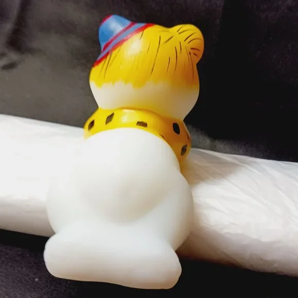 2003 Fenton Glass Centennial Countdown Hand Painted Clown Bear Signed Anderson - Picture 5 of 6